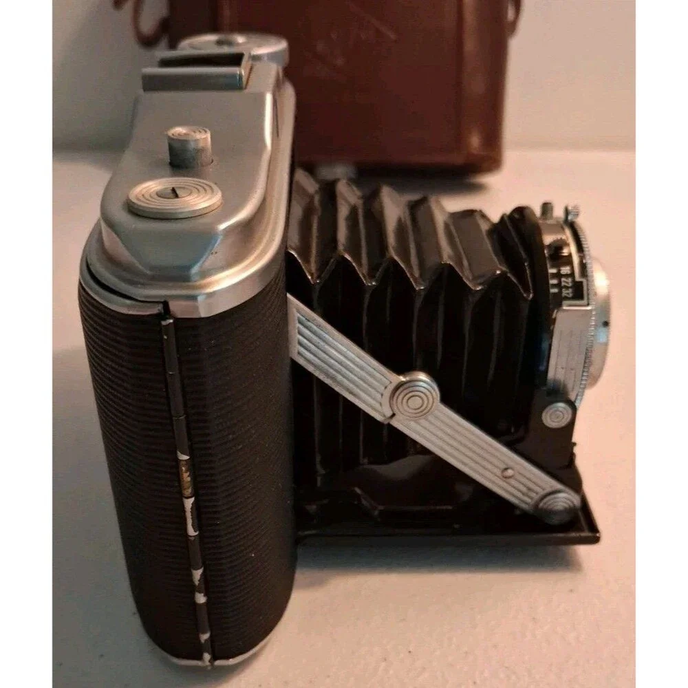 Agfa Isolette Camera Germany With Case Untested For Parts